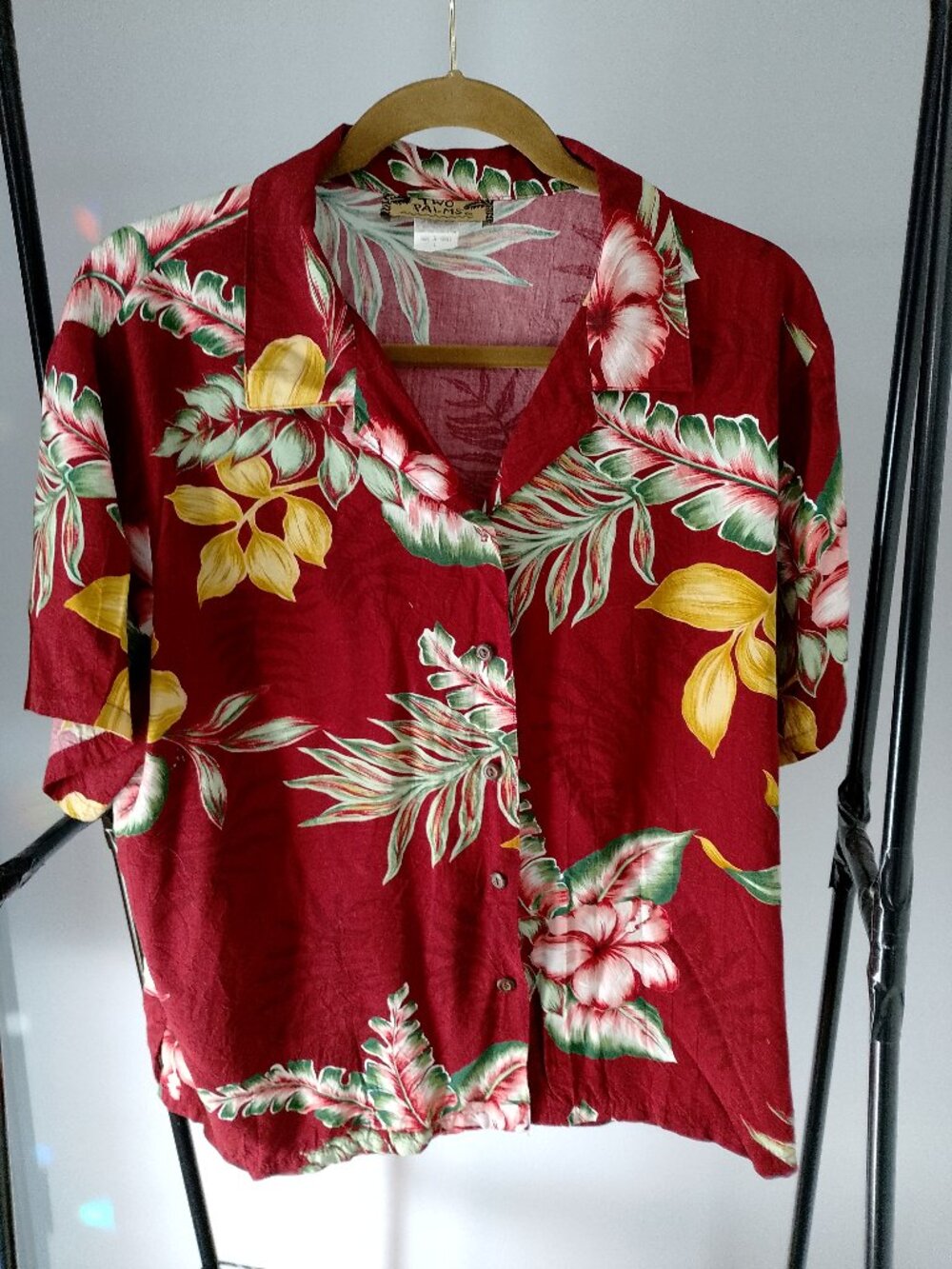 Two Palms Hawaiian Shirt Large